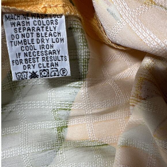 Tommy Bahama Melon Multi Bird of Paradise Print Silk Short Sleeve Camp Shirt XL - Picture 12 of 12